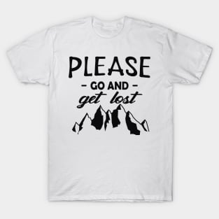 Climbing - Please go and get lost T-Shirt